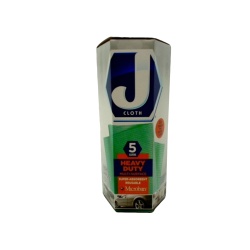 J Cloth 5pk. 28cm x 28cm Heavy Duty Multi Surface Super Absorbent Reusable