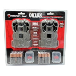 Infrared Trail Camera Kit Trail 2pk. w/SD Cards 20.0 Megapixels Stealth Cam
