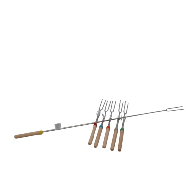 Telescopic Fork 32 Stainless Steel w/Wood Handle (PROMO/ENDCAP)