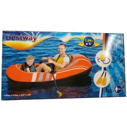 Boat inflatable 2 man dingy with paddles