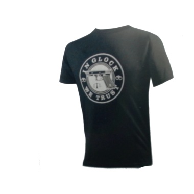 T-shirt Black - in glock we trust - XXLarge
