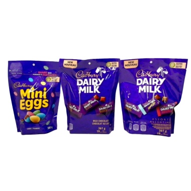 Cadbury Dairy Milk 361g. Bag Or Mini Eggs 380g. Bag - each sold individually