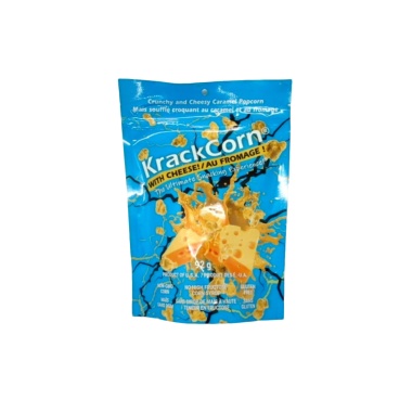 KrackCorn Caramel Popcorn w/Cheese 92g.