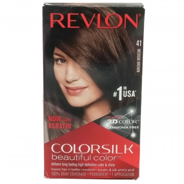 Hair Colour Colorsilk #41 Medium Brown Revlon