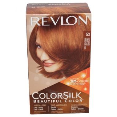 Hair Colour Colorsilk #53 Light Auburn Revlon