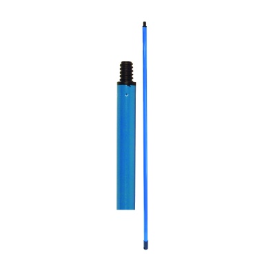 Broom Handle Metal 48  Heavy Duty Blue