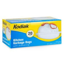 KODIAK DRAWSTRING KITCHEN BAG 610MM X 680MM 20/ROLL