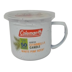 Citronella Candle White Pine Scented 290g. Mug Coleman