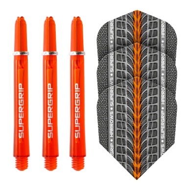 Flights & Shafts H. Orange/Silver