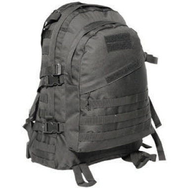 Mil-spex Tactical Pack Black 15x20x9inch 38x50x23cm