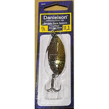 Danielson DD25HG5050 Double Dare Hammered Spoon, 2/5oz, w/Treble &