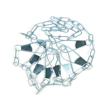 Eagle Claw Q04300-005 Stringer, 46 9 Snap Chain Stringer, Nickel