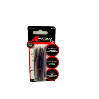 Ned Style Rig 1/16oz. Pearl Goby Matzuo 5pk.