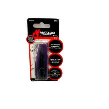 Ned Style Rig 1/16oz. Purple Haze Matzuo 5pk.
