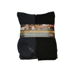 Socks Men's Work 6pk. Ass't Colours Full Cushioned Foot Dickies