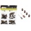 Sanding Bands 1/4 100pcs. (4x25) W/2 Rubber Mandrels