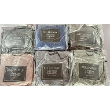 Comforter Solid Twin 1PC Bellisimo