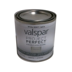 Paint Half Pint (236mL) Satin White Valspar