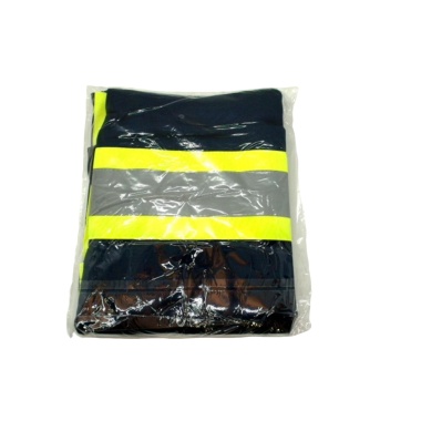 High Viz Safety T-Shirt Navy Blue Large