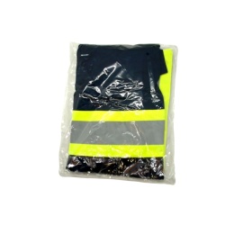 High Viz Safety T-Shirt Navy Blue Medium