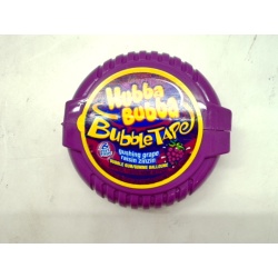 Hubba Bubba Bubble Tape Gushing Grape 56g.
