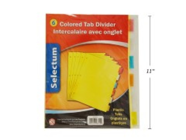 5 PK CLEAR INDEX DIVIDERS WITH TABS LETTER SIZE