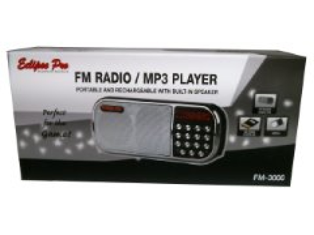 Radio with FM and mp3 player