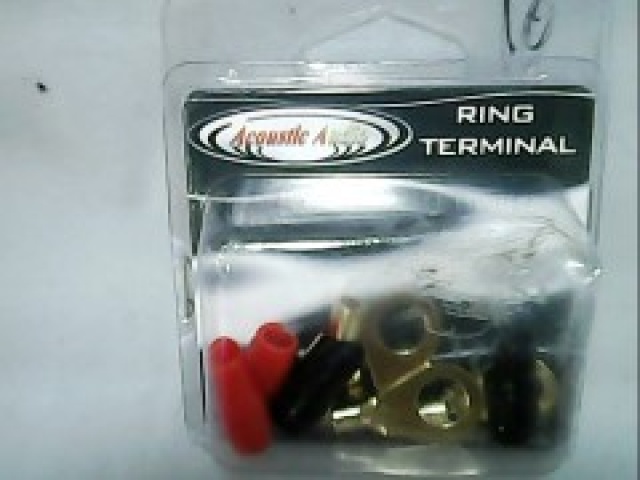 Ring terminal 10 gauge gold 4 pc