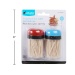 Toothpicks with container - 400 pc - 2 containers