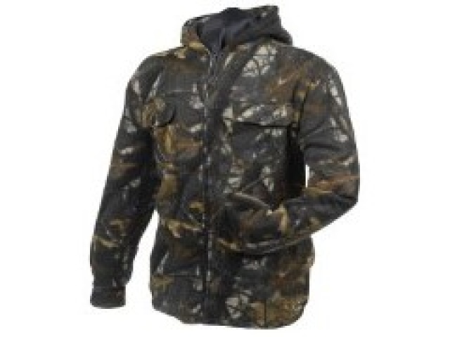 Sherpa fleece hooded jacket XXlarge - camouflage SPECIAL PRICE
