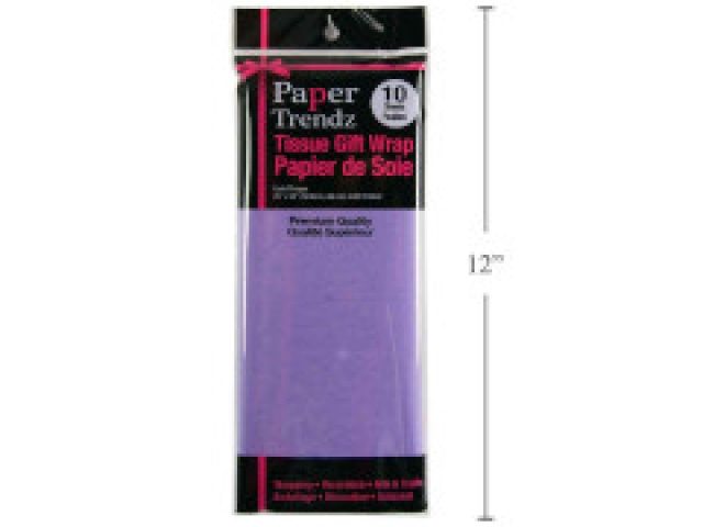 Tissue paper lavender 10 sheets 20x26 50.8x66cm
