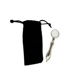 10x Metal Pocket Magnifier 1 Glass Lens Diameter W/pouch"