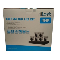 8 channel Network Video Recorder 2TB kit with 6 cameras HiLook