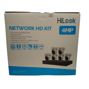 8 channel Network Video Recorder 2TB kit with 6 cameras HiLook