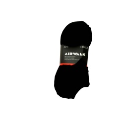 Socks Men's Airwalk Low Cut 10pk. White/Black