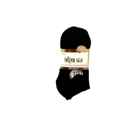 Socks Women's Low Cut 10pk. Black/White Bright Star