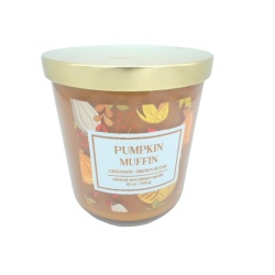Jar Candle 12oz. Pumpkin Muffin Cinnamon Brown Sugar