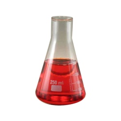 Flask, Erlenmeyer, 250ml, borosilicate glass