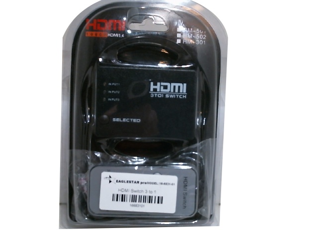 HDMI 3 IN ONE OUT SWITCH