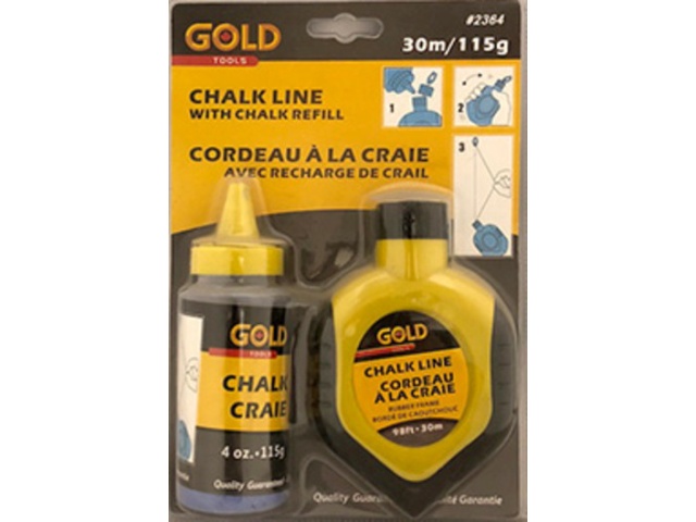 Chalk line and refill set