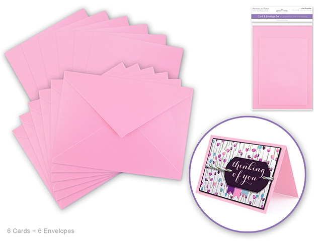 Cardmaking baby pink: 4.5x6\