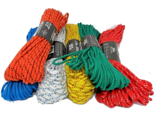 Rope 3/16x100\' Assorted Colours 300lb.\