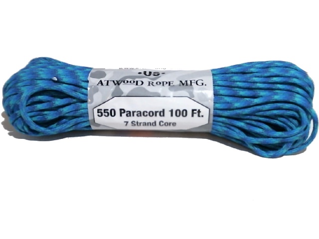 Rope Blue 100\' 550 Paracord