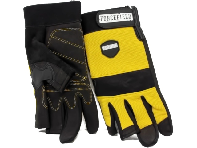 Framer\'s Gloves Large Size 9 Yellow/Black Forcefield
