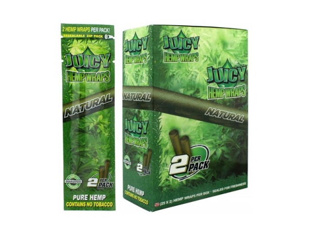 Hemp Wrap - Juicy Jay\'s - Natural (25 Packs)