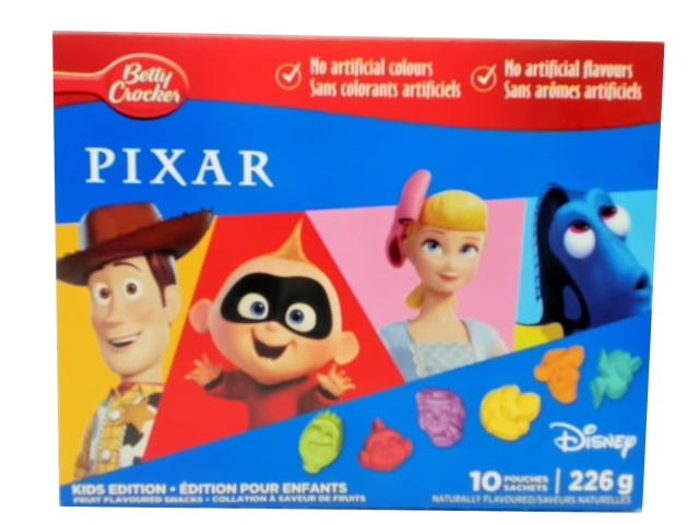 Fruit Flavoured Snack 10pk Disney Pixar