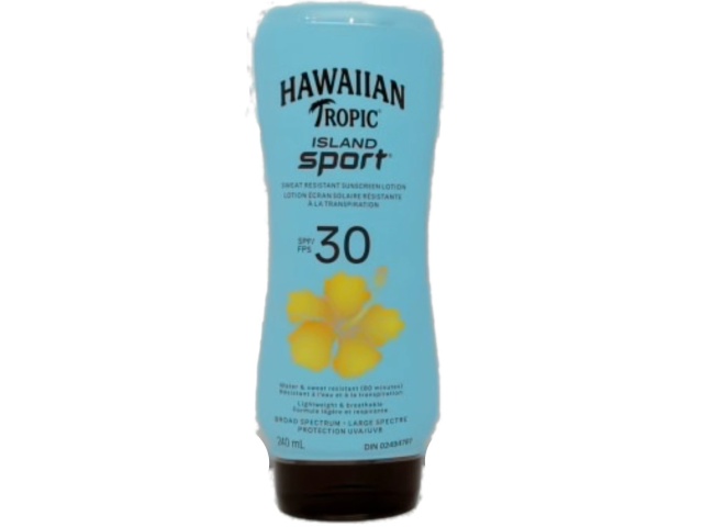 Sunscreen Lotion Island Sport SPF 30 240mL Hawaiian Tropic (Or 3/$17.99)