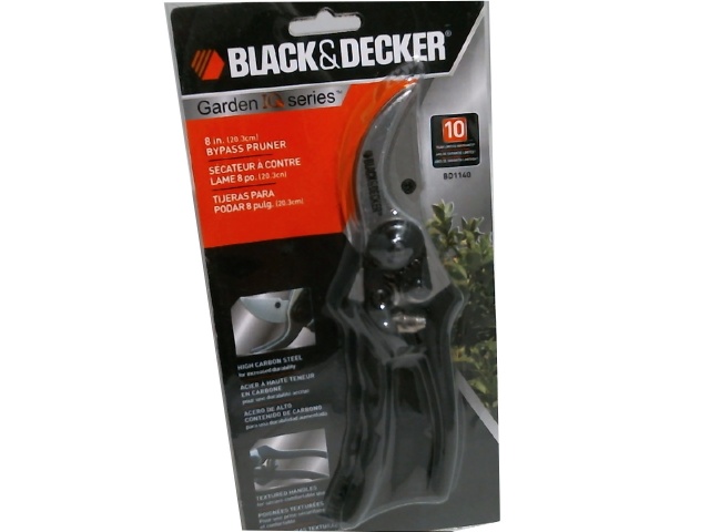 Bypass Pruner 8 Garden Series Black & Decker (ENDCAP)\