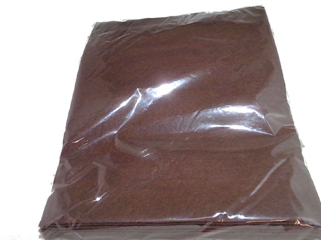 Acrylic Felt Sheet 9x12 Dark Brown\