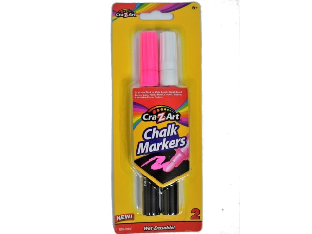 CRA-Z-ART 2PK CHALK MARKERS